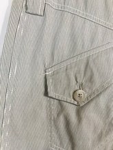 Load image into Gallery viewer, Part Two Women's Cotton Striped Casual Trousers | UK14 | Beige