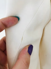 Load image into Gallery viewer, Giorgio Armani Women's Silk Smart Trousers | 42 UK10 | White