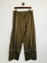 Load image into Gallery viewer, Annette Gortz Women's Contrast Casual Trousers | EU40 UK12 | Brown
