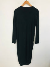Load image into Gallery viewer, Damsel in a dress Women's Ruched Zip Bodycon Dress | UK18 | Black