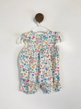Load image into Gallery viewer, John Lewis Kid's Cotton Floral Jumpsuit | 0-3 Months | Multicoloured