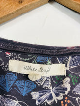 Load image into Gallery viewer, White Stuff Women's Floral Ruched Tank Top | UK10 | Purple