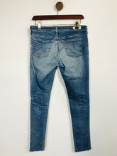 Load image into Gallery viewer, Adriano Goldschmied Women's Crop Distressed Skinny Jeans | W29 UK10-12 | Blue