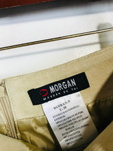 Load image into Gallery viewer, Morgan De Toi Women's Leather Suede A-Line Skirt | EU38 UK10 | Beige