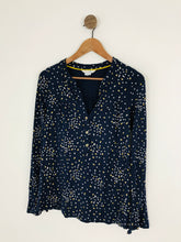 Load image into Gallery viewer, Boden Women’s Polka Dot Loose Fit Blouse | UK6 | Blue