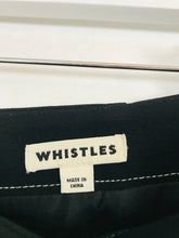 Load image into Gallery viewer, Whistles Women’s Contrast A-Line Skirt | UK10 | Black