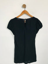 Load image into Gallery viewer, Ted Baker Women's Floral Ruched T-Shirt | 2 | Black