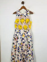 Load image into Gallery viewer, LK Bennett Women's Floral Lace A-Line Dress | UK10 | Multicoloured
