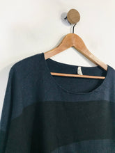 Load image into Gallery viewer, Part Two Women's Striped Angora Wool Jumper | L UK14 | Black