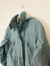 Load image into Gallery viewer, Barbour Women’s Coldstream Rain Coat Hooded Jacket | UK12 | Blue