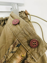 Load image into Gallery viewer, Maharishi Women’s Embroidered Cargo Trousers | XL UK18 | Brown