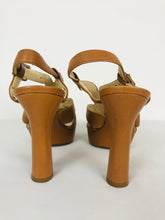 Load image into Gallery viewer, Unisa Womens Heeled Sandals | UK 6 | Brown