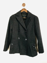 Load image into Gallery viewer, Banana Republic Women's Wool Crop Overcoat Coat | XS UK6-8 | Grey