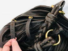 Load image into Gallery viewer, David & Scotti Women’s Leather Shoulder Bag Handbag | Medium | Brown