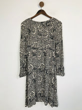 Load image into Gallery viewer, French Connection Women's Floral Long Sleeve A-Line Dress | UK14 | Multicoloured