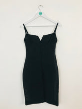 Load image into Gallery viewer, Kevan Jon Women’s Beaded Mesh Bodycon Dress | M | Black