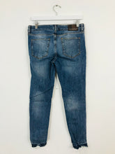 Load image into Gallery viewer, Zara Women’s Distressed Ripped Skinny Jeans | 38 UK10 | Blue