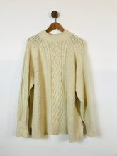 Load image into Gallery viewer, White Stuff Women's Oversized High Neck Jumper | XL UK16 | White