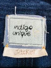 Load image into Gallery viewer, Indigo Unique Women's Wrap Denim Jacket | S UK8 | Blue