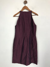 Load image into Gallery viewer, Caractere Women's High Neck Vintage Sheath Dress | UK16 | Purple