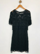 Load image into Gallery viewer, Whistles Women's Lace Short Sleeve Sheath Dress | UK10 | Black