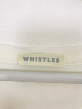 Load image into Gallery viewer, Whistles Women’s Graphic Scoop Neck T-Shirt | UK10 | White