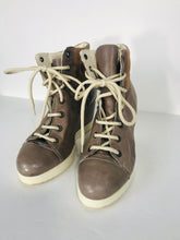 Load image into Gallery viewer, Daniel Women's Ankle Wedge Boots | EU39 UK6 | Brown