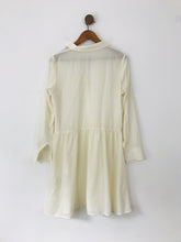 Load image into Gallery viewer, & Other Stories Women's Button Up Collared Shirt Dress | 38 UK12 | White