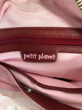 Load image into Gallery viewer, Petit Planet Women's Leather Weekend Bag | Red