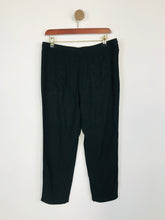 Load image into Gallery viewer, Hush Women's Tie up Casual Trousers | UK12  | Black