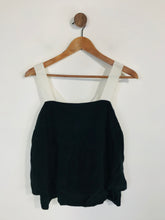 Load image into Gallery viewer, Sandro Women's Cotton Colour Block Tank Top | 2 UK10 | Black