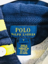 Load image into Gallery viewer, Ralph Lauren Kid’s Stripe Hoodie | Age 7 | Blue