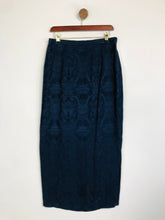 Load image into Gallery viewer, Monsoon Women's Silk Wrap Maxi Skirt | UK14 | Blue
