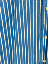 Load image into Gallery viewer, Gant Men’s Striped Button Down Shirt | L | Blue