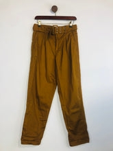Load image into Gallery viewer, Zara Women's High Waist Casual Trousers | S UK8 | Brown