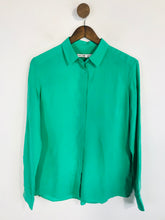 Load image into Gallery viewer, & Other Stories Women's Silk Button-Up Shirt | EU38 UK10 | Green