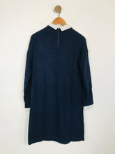 Load image into Gallery viewer, Hobbs Women's Knitted Jumper Shift Dress | UK12 | Blue