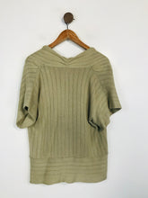 Load image into Gallery viewer, Weekend x Maxmara Women's Cowl Neck Short Sleeve Jumper | L UK14 | Brown