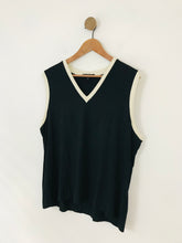 Load image into Gallery viewer, Jaeger Women's V Neck Jersey Tank Top | L UK14 | Black