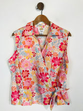 Load image into Gallery viewer, Talbots Women's Floral Wrap Tank Top | L UK14 | Multicoloured