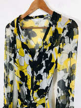 Load image into Gallery viewer, Diane von Furstenberg Women's Silk Sheer A-Line Dress | UK6 | Multicolour