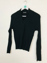 Load image into Gallery viewer, Diktons Women’s Fitted Rib Jumper | UK 16-18 XL | Black