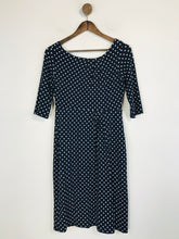 Load image into Gallery viewer, L.K. Bennett Women's Polka Dot Bodycon Dress | UK12 | Blue