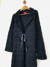 Load image into Gallery viewer, Monsoon Women's Wool Mohair Long Cardigan | UK16 | Blue