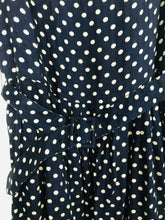 Load image into Gallery viewer, Rachel Riley Women's Polka Dot A-Line Dress | EU38 UK10 | Blue