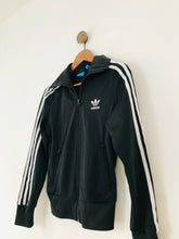 Load image into Gallery viewer, Adidas Women’s Vintage Zip Sports Jacket | UK6 | Black