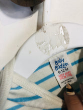 Load image into Gallery viewer, Baby Boden Kid's Striped Babygrow Playsuit | 6-12 Months | White