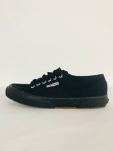 Load image into Gallery viewer, Superga Women’s Classic Canvas Plimsoll Trainers | UK 6.5 EU 39.5 | Black