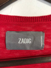 Load image into Gallery viewer, Zadig and Voltaire Women's Cotton Blouse | L UK14 | Red