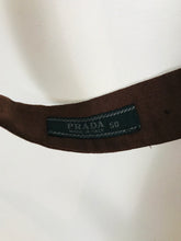 Load image into Gallery viewer, Prada Women's Fabric Waist Belt | W36.5 | Brown
